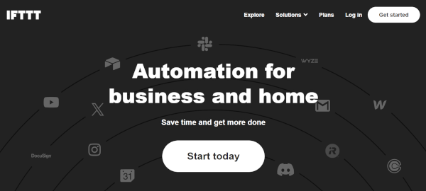 interface IFTTT automation no code app