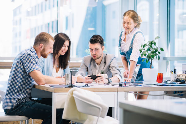 réunion sur table élaboration de stratégie de lien court