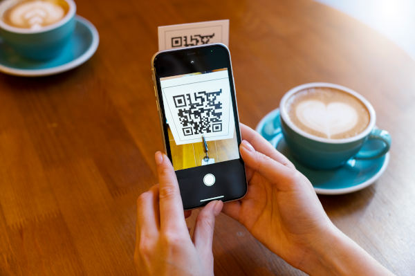 image de fond qr code