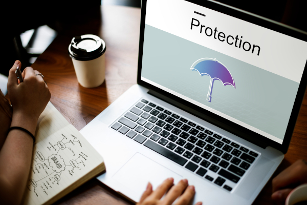 protection de data sur un laptop